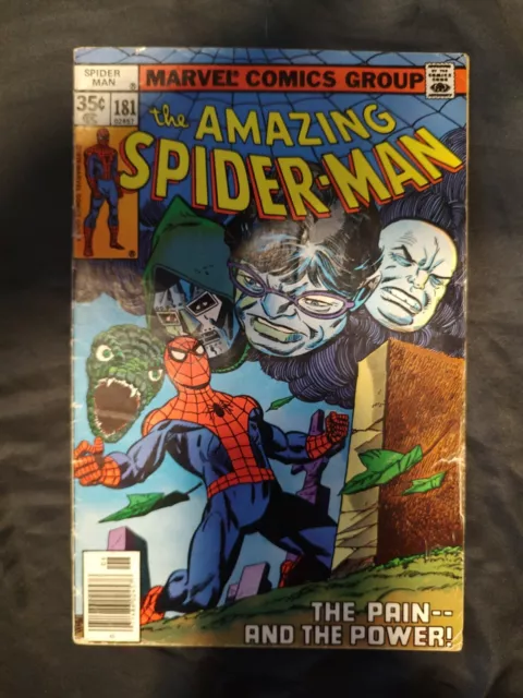 Amazing Spiderman #181, Origin retold, history of Spidey.