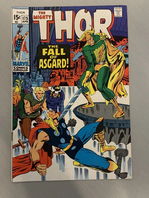 The Mighty Thor #175 • VF+ (8.5)•Marvel (1970)•Stan Lee&Jack Kirby• Loki Asgard