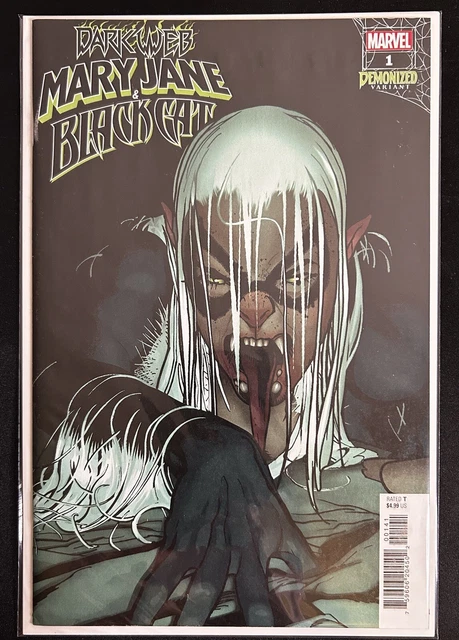 MARY JANE & BLACK CAT #1 Hughes DEMONIZED VARIANT Jed MacKay 2022 1st print