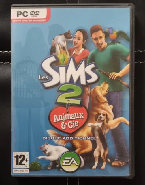 Jeu PC DVD-ROM Les Sims 2 Animaux & Cie PAL FR Comme Neuf Avec Manuel
