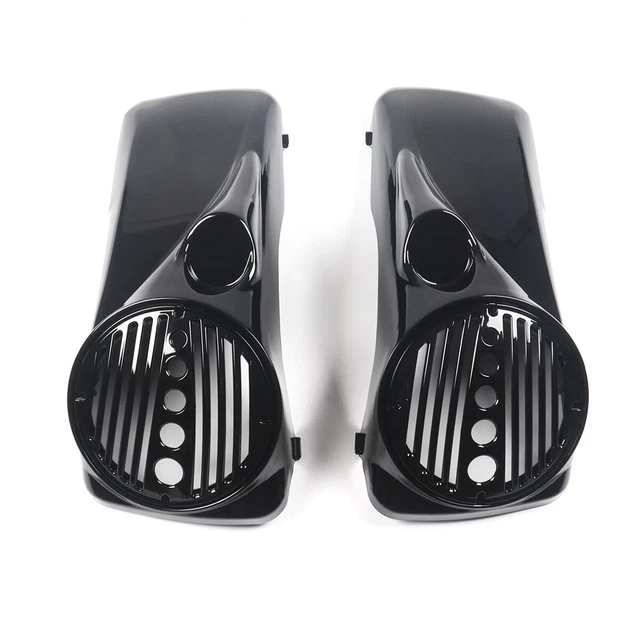 8" Speaker Lids w/ Tweeter port For 1994 - 2013 Harley Touring Hard Saddlebags
