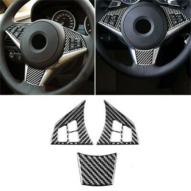 Garniture de couverture autocollante pour panneau de volant de voiture, emblème central, pour Audi A3 8P S3 8V A4 B6 B7 B8 A6 C6 A5 A8 Q3 Q5 Q7 2010 2011 2012  34
