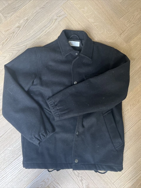 mens universal works jacket small Navy Wool