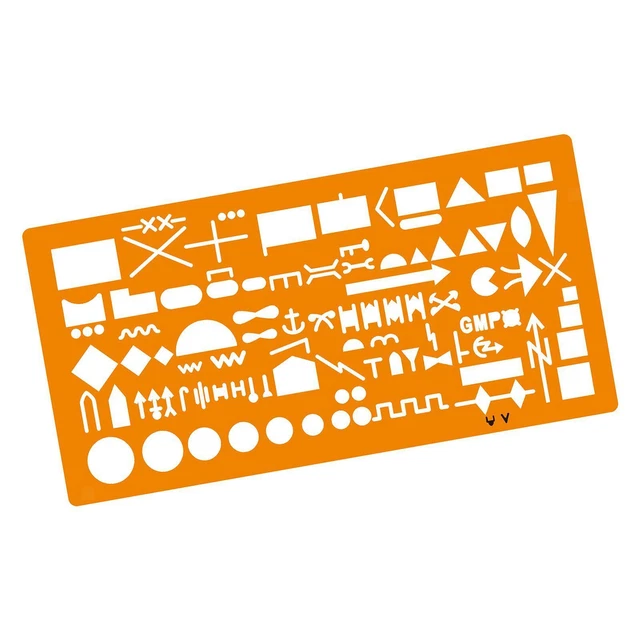 MAP DRAWING TEMPLATE Stencil for Professionals Multipurpose Symbols £9. ...
