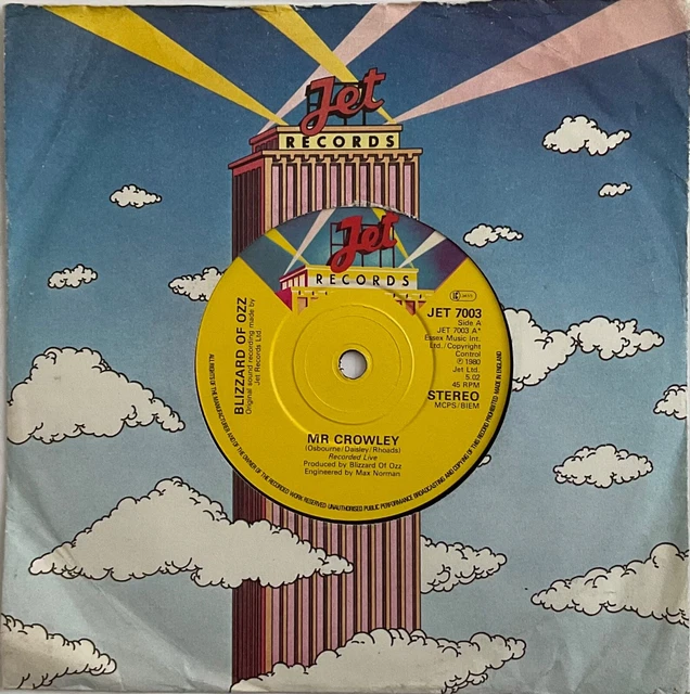 Ozzy Osbourne - Mr Crowley - 7” Vinyl Single