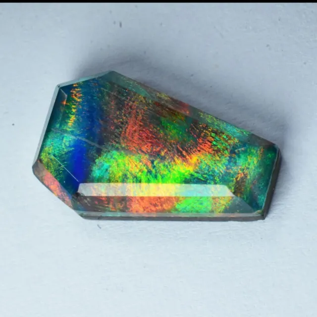 10 Ct Natural CERTIFIED Boulder Opal Doublet Fancy Shape Rare Loose Gemstone