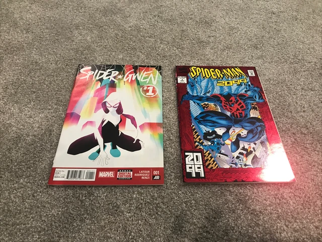 Spider-Gwen #1 (2015) 1st Solo Series and Spider-man 2099 1 lot