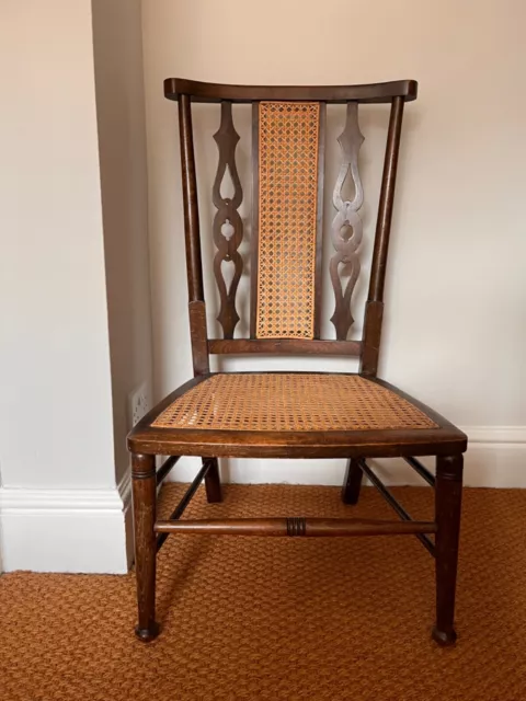 Antique cane seat/back chair