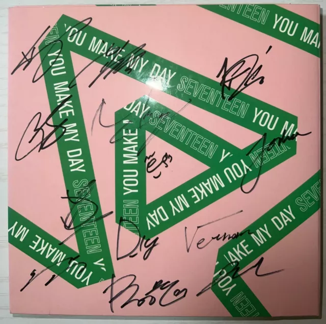 SEVENTEEN [YOU MAKE MY DAY] Autographed Signed Album