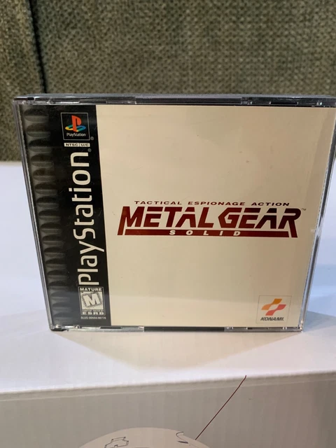 METAL GEAR SOLID Sony PlayStation PS1 Complete in Box CIB
