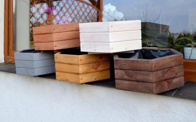 NEU Pflanzkasten D5 TOP Pflanzkübel aus Holz für Garten Terrasse