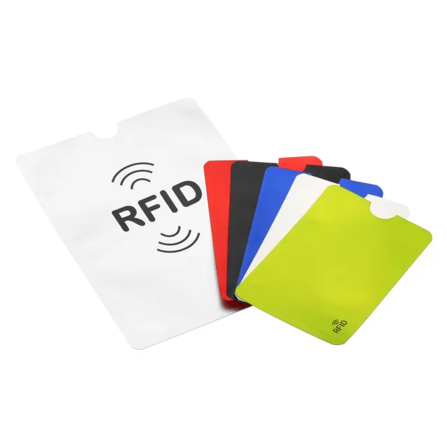 14Pcs RFID Blocking Passport Sleeve Set Aluminum Credit Card Holder 5 Colors