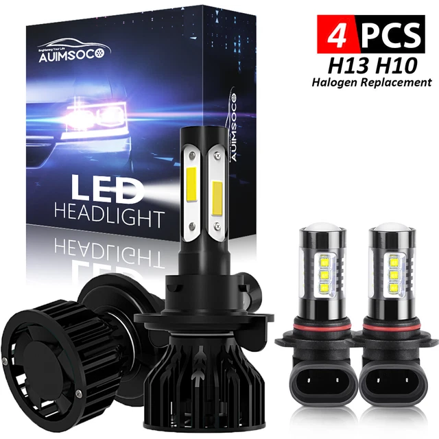For Ford F-150 2004-2014 Super White Bright 6000K LED Headlight Bulb+Fog Light