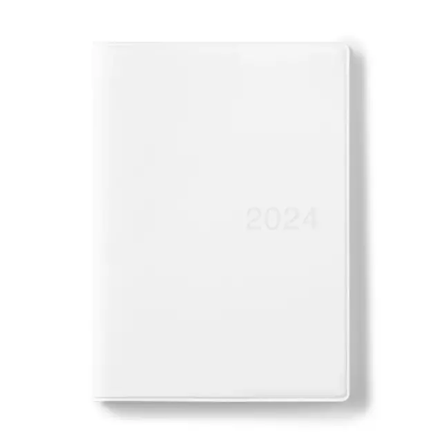 MUJI 2024 MONTHLY Weekly Yearly Planner WHITE GRAY B5 (Starts December