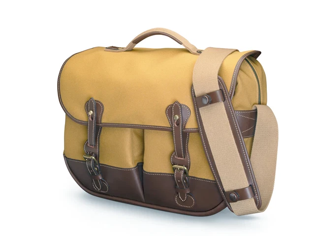 Fibrenito/cuero de chocolate caqui Billingham Eventer Mk II