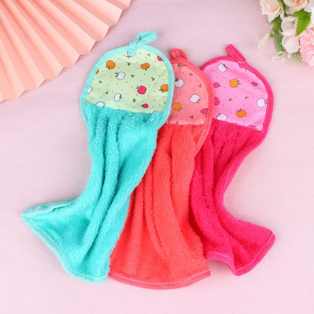 Coral Velvet Bathroom Supplies Soft Hand Towel Absorbent Cloth Dishcloths Ts