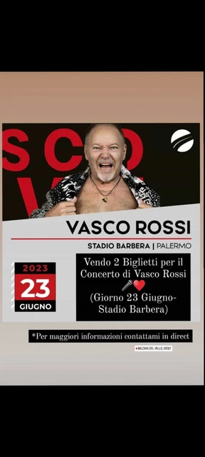 biglietti vasco rossi 2023