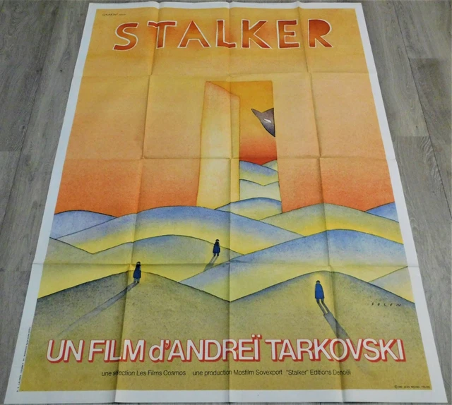 Stalker French Movie Poster Original 47"63" 1979 Andreï Tarkovski Folon Stalker French Movie Poster Original 47"63" 1979 Andreï Tarkovski Folon