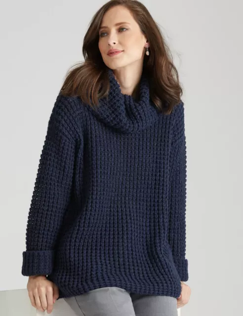 AU XS Womens Jumper -  Waffle Knit Jumper - NONI B