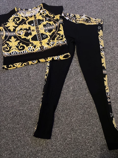 Girls Blue Zoo Leggings T-Shirt Bundle Age 10-11