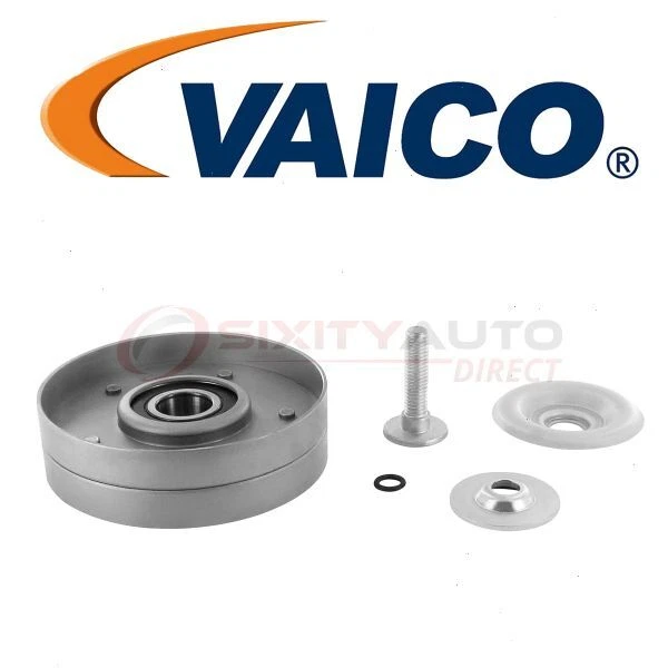 VAICO Drive Belt Idler Pulley for 2010-2012 Audi A4 Quattro 2.0L L4 - Engine vf
