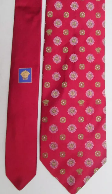 -AUTHENTIQUE cravate cravatte  VERSACE  100% soie    vintage