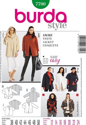 19 x 13 cm Burda B7158 Cartamodello per realizzare borsa da donna multiuso 