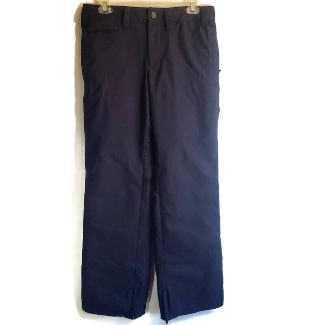 Volcom Womens Snow Pants Transition Snowboard Pockets Boot Gaiters Black S