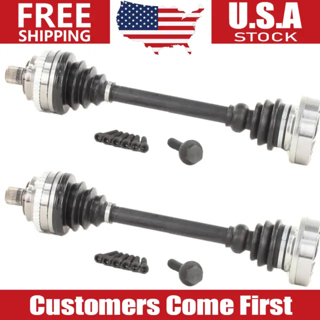 For 1992-96 1997 1998 1999 2000 VW EuroVan Manual Trans. 2PC Front CV Axle Shaft