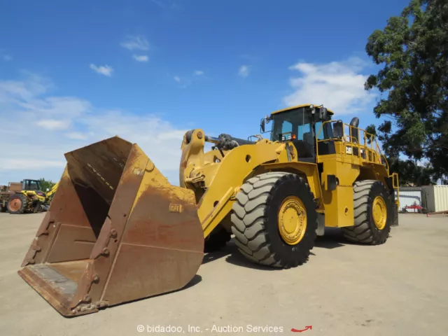 2015 Caterpillar 988K Articulated Wheel Loader Tractor A/C Cab Cat C18 bidadoo