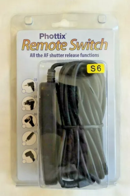 Phottix Remote Shutter Release 5m for Sony, Minolta SLR Digital & Film Camera's