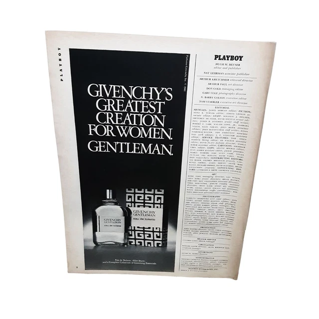 1981 Givenchy After Shave Cologne Fragrance Ad Vintage