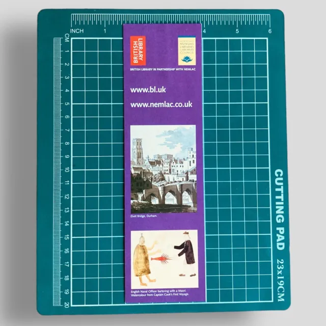British Library & Nemlac Collectible PROMOTIONAL BOOKMARK 3