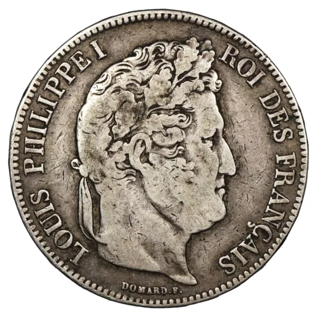 France - Louis-Philippe 5 Francs 1834 K Bordeaux Silver F.324/35 Gad.678 KM.749