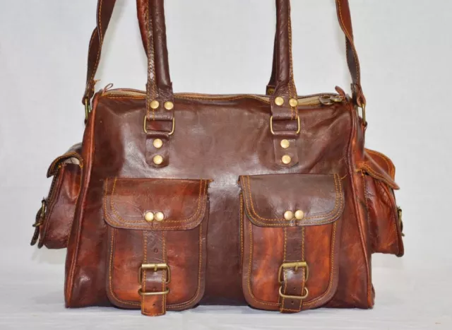 Neuf Femme Cuir Fourre-Tout Sac à Main Messager Bandoulière Cartable