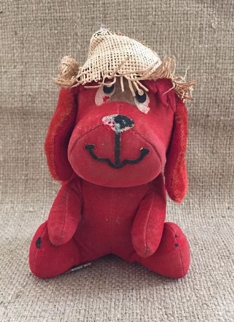Vintage  Dream Pets By Dakin Stuffed Dog Figurine Made In Japan