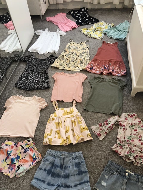 Bundle girls summer clothes age 6-7 years Next H&M TU