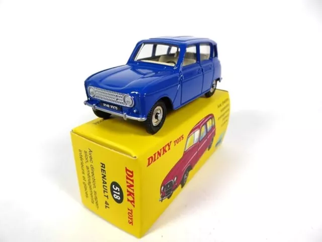 DINKY TOYS / ATLAS Renault 4L - 1960  / Nr 518 / NEW - BOXED