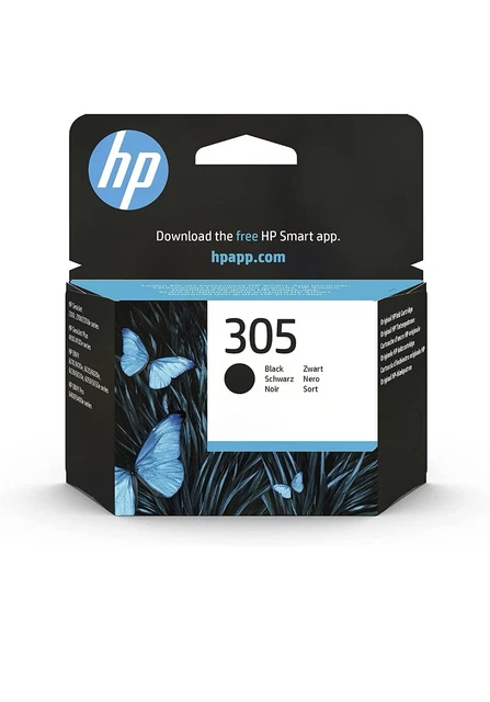 HP 305 Nero, 3YM61AE, cartuccia originale HP, compatibile con stampanti HP...