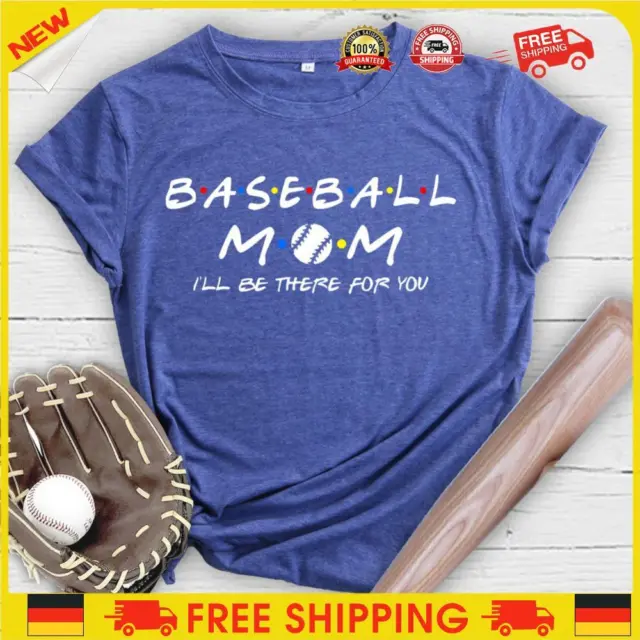 ❥ baseball-mamma-Retro blu-XXL