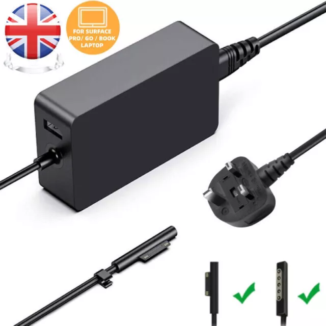 Surface Pro Charger 3/4/5/6/7/8 Power Supply For Surface Go/Book Ac Adapter