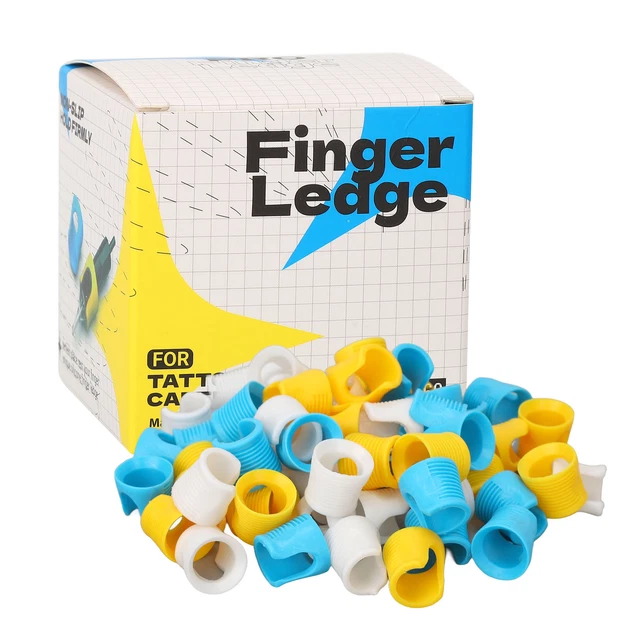 60Pcs Tattoo Cartridge Finger Cover High Toughness Silikon Finger Cover Gri SGH