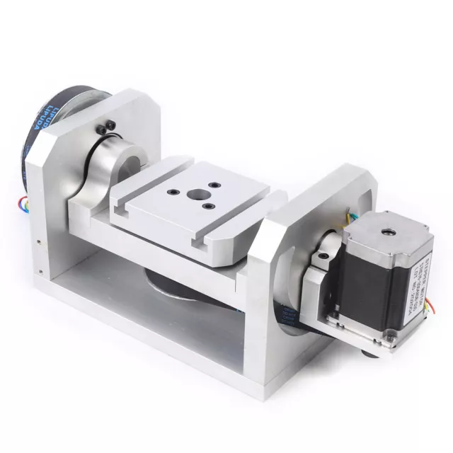 CNC Router Rotary Indexer Machine w/5th/4th Rotational Axis Table size 100*125mm
