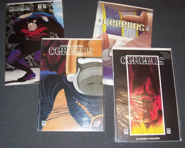 Lot/4: VF-NM CEREBUS 93, 96, 98 99 Dave Simm Gerhard, - Combined Shipping!