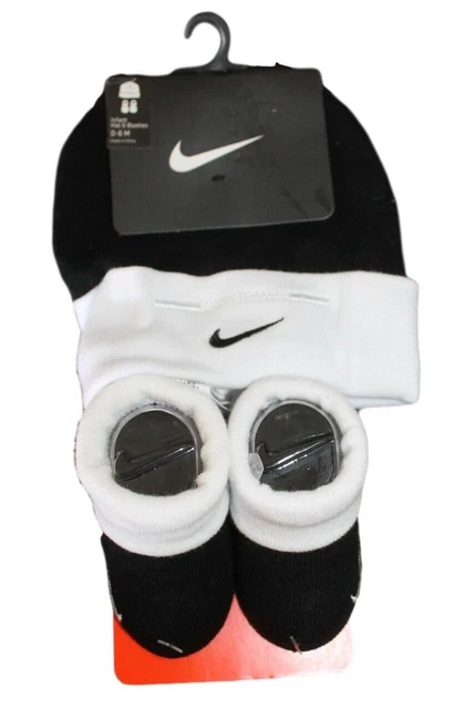 NIKE B B GAR ONS Filles Lot Cap Bottines Chapeau Noir Blanc 0 6