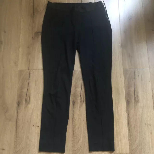 Everlane Women’s Side Zip Stretch Viscose Blend Pant Black Work Pants Size 8