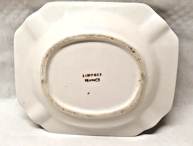 Ancien Cendrier Publicitaire Radio Circus Radio Luxembourg Porcelaine Limoges 5