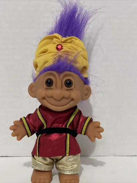 Russ Troll Doll Purple Hair Mystic Psychic Figure Toy