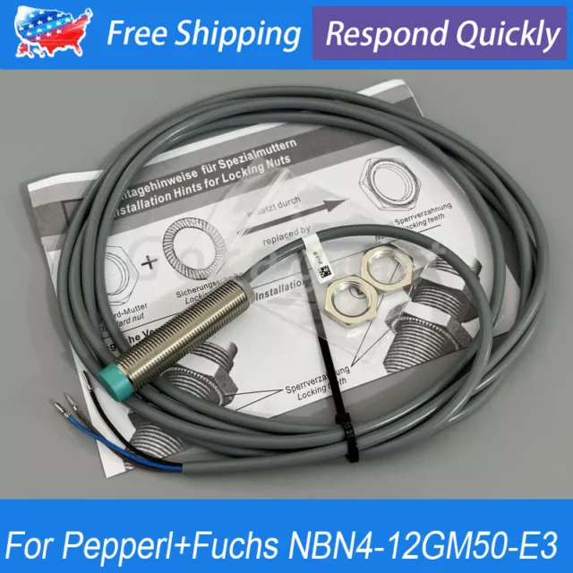 Inductive Proximity Switch Sensor 10-30VDC 4mm For Pepperl+Fuchs NBN4-12GM50-E3