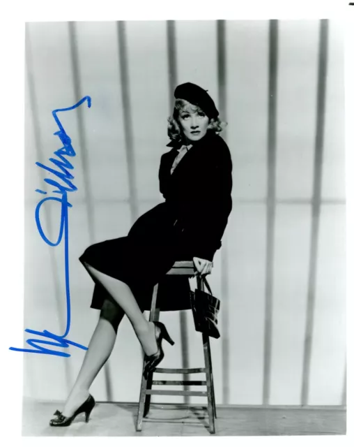 Marlene Dietrich Signed Photo